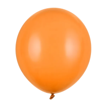 25 Luftballons - Ø 43cm - Pastel Mandarin Orange