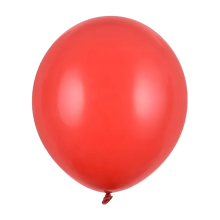 25 Luftballons - Ø 43cm - Pastel Poppy Red