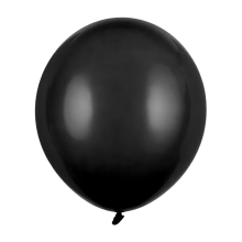25 Luftballons - Ø 43cm - Pastel Black