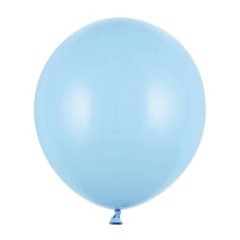 25 Luftballons - Ø 43cm - Pastel Baby Blue