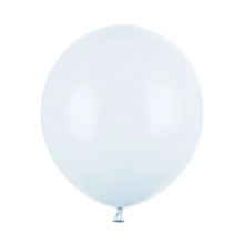 25 Ballons - Ø 43 cm - Pastell Light Misty Blue