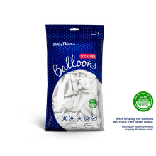 100 Miniballons - Ø 12cm - Transparent