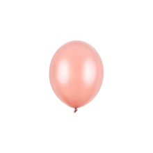 100 Miniballons - Ø 12cm - Metallic - RoseGold