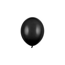100 Miniballons - Ø 12cm - Schwarz