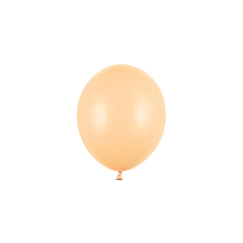 100 Miniballons - Ø 12cm - Pastell - Pfirsich