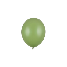 100 Miniballons - Ø 12cm - Pastel Rosemary Green