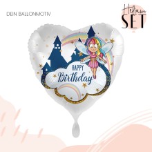 Helium Set - Fairy Birthday
