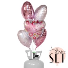 Helium Set - Baby Nilpferd Mädchen