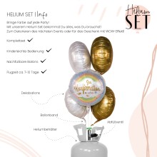 Helium Set - Konfirmation Regenbogen
