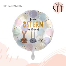 Helium Set - Frohe Ostern ihr Hasen