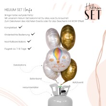 Helium Set - Zur Geburt Heißluftballon