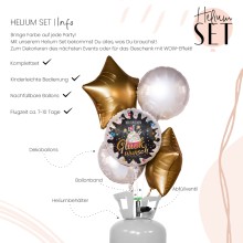 Helium Set - Herzlichen Glückwunsch Cupcake