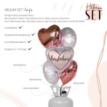 Helium Set - Glossy Heart Glückwunsch