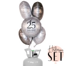 Helium Set - 25 Jahre Silver Stripes