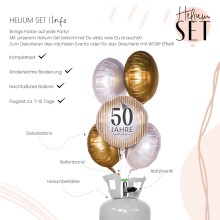 Helium Set - 50 Jahre Golden Stripes