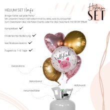 Helium Set - Viel Glück Schweinchen