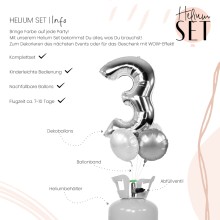 Helium Set - Silver Three