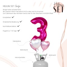 Helium Set - Pink Three