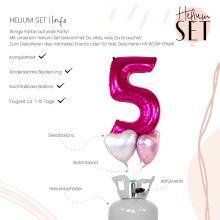Helium Set - Pink Five