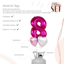 Helium Set - Pink Eight