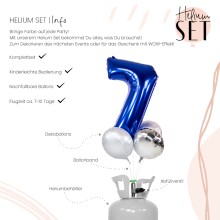 Helium Set - Blue Seven