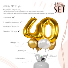 Helium Set - Golden Fourty