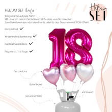 Helium Set - Pink Eighteen