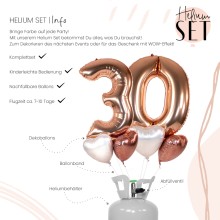 Helium Set - Rosegolden Thirty