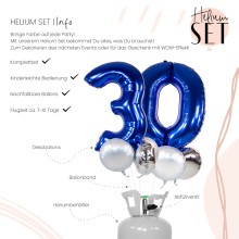Helium Set - Blue Thirty