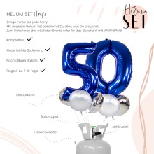 Helium Set - Blue Fifty