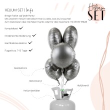 Helium Set - Matte - Pure Silver