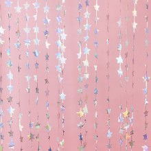 1 Backdrop - Star Curtain - iridescent