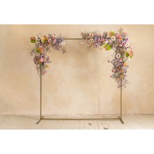 1 Ballongestell - Gold - 200x200 cm