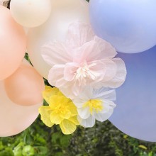 Balloon Arch - Spring Balloon Arch with Paper Flowers