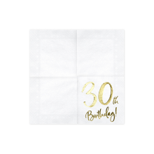 20 Servietten Trend - 33cm - 30th Birthday