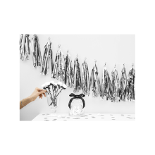 1 Tasselgirlande - 1,5m - Silber