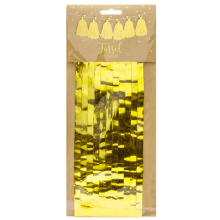 1 Tasselgirlande - 1,5m - Gold