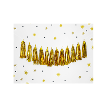 1 Tasselgirlande - 1,5m - Gold