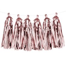 1 Tasselgirlande - 1,5m - Rosegold