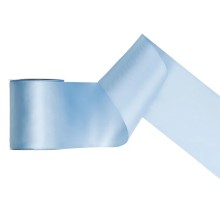 1 Ballonband - Satin - Hellblau - 100mm