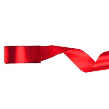 1 Ballonband - Satin - 25mm - Rot