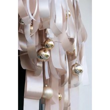 1 Ballonband - Satin - Pfirsich - 25mm