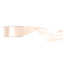 1 Ballonband - Satin - 25mm - Creme
