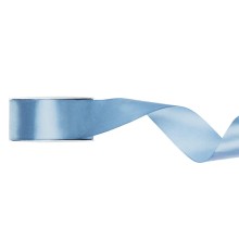 1 Ballonband - Satin - Blau - 38mm