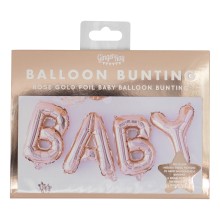 4 Balloon Bunting - Baby