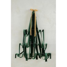 1 Ballonband - Velour - Flaschengrün - 15mm