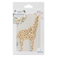 16 Eco Paper Napkins - Giraffe