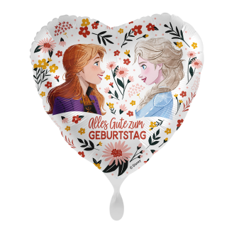 1 Balloon - Disney - Anna & Elsa Floral Birthday - GER