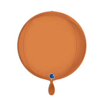 1 Balloon 4D - Globe - Satin Caramel