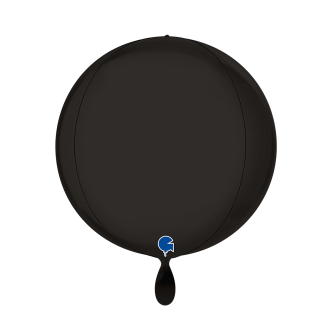 1 Balloon 4D - Globe - Satin Fumé Black